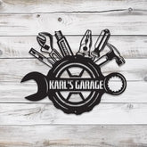 Custom Metal Truck Garage Signs with Led Light Man Cave Named Wall Art Deco Metal Garage Wall Art Dad’s Gift for